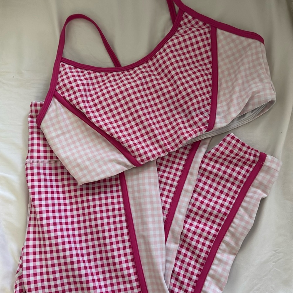 Aqua athletic workout set